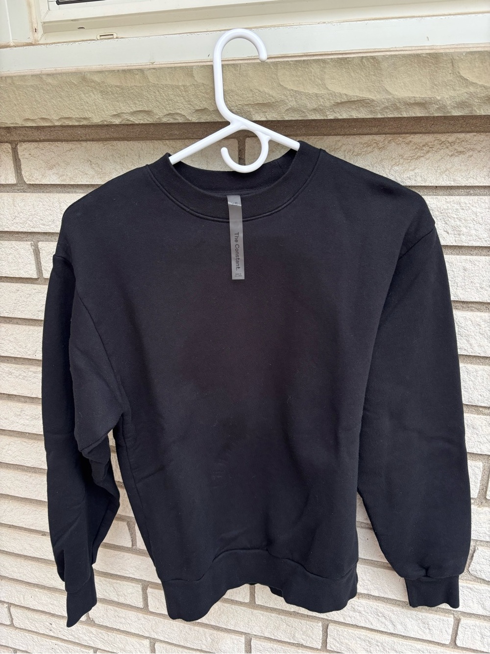 Aritzia Black The Constant Crewneck Sweater